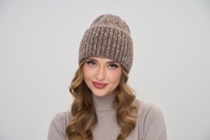  Николь шапка с люрексом