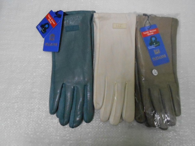   перчатки жен.1/2 натур.кожа