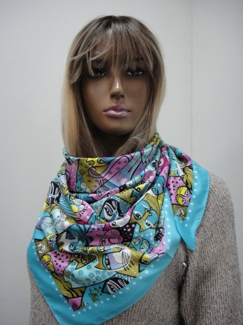 Кошки платок