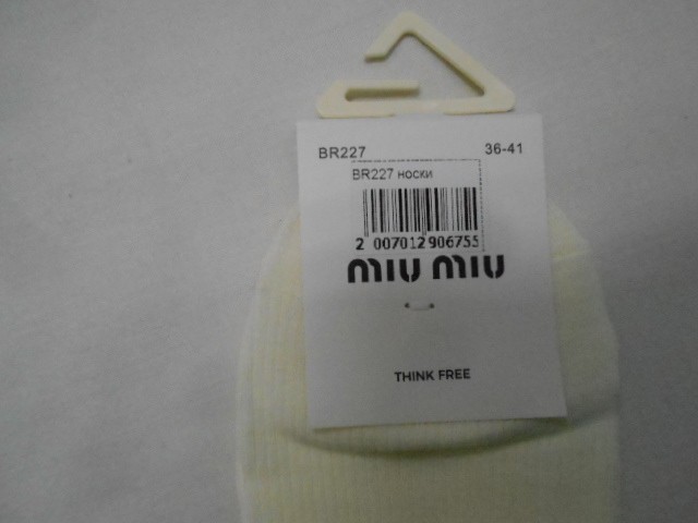  Носки жен. miumiu