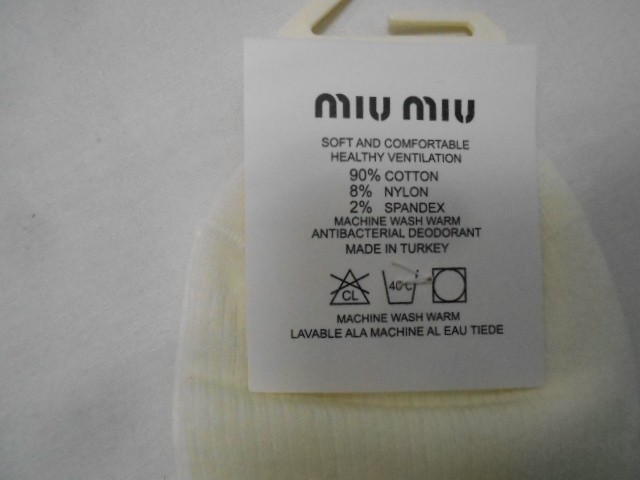  Носки жен. miumiu