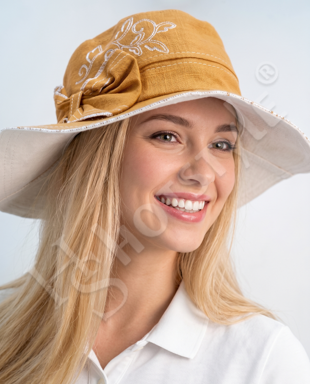  Шляпа лён