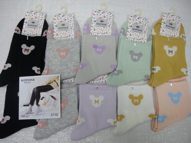  Носки жен.микки