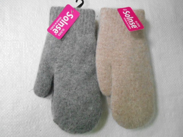  Варежки жен. ангора