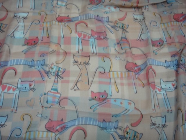  Кошки+клетка платок