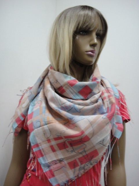  Кошки+клетка платок