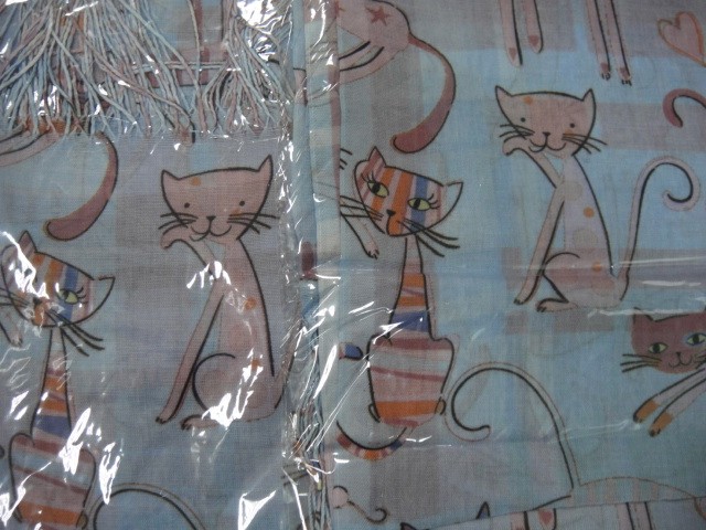  Кошки+клетка платок