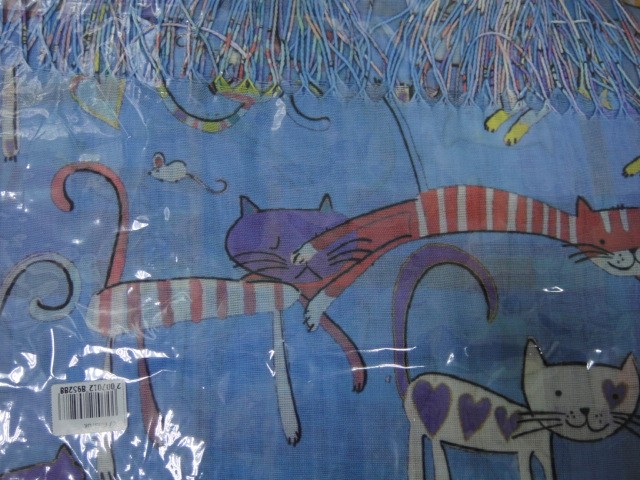  Кошки+клетка платок