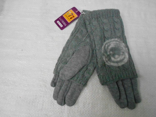   перчатки жен.стрейч+митенки 