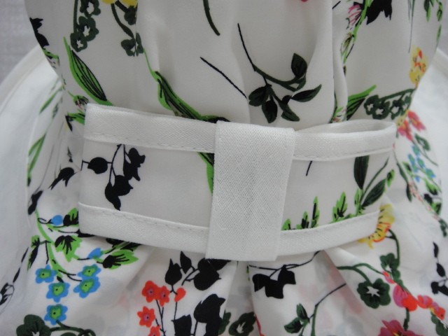  Шляпа лён цветы