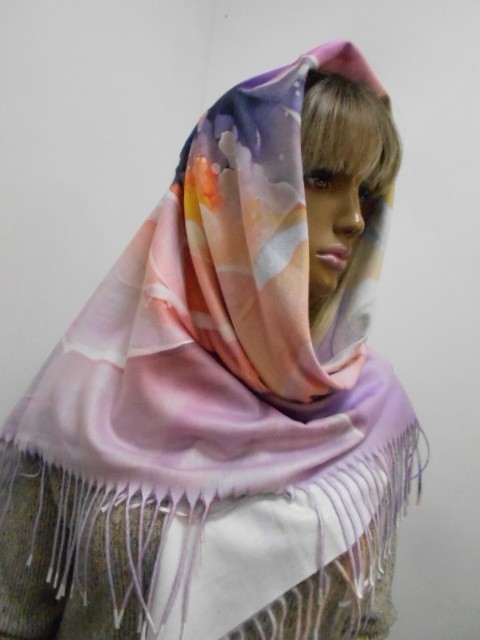  Абстракция платок 2-х сторон.