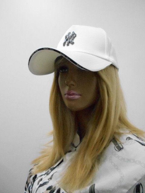  Бейсболка NY стразы