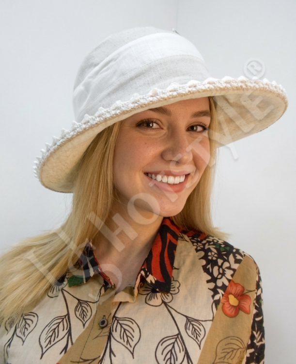  Шляпа лён