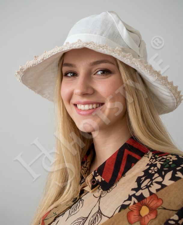  Шляпа лён