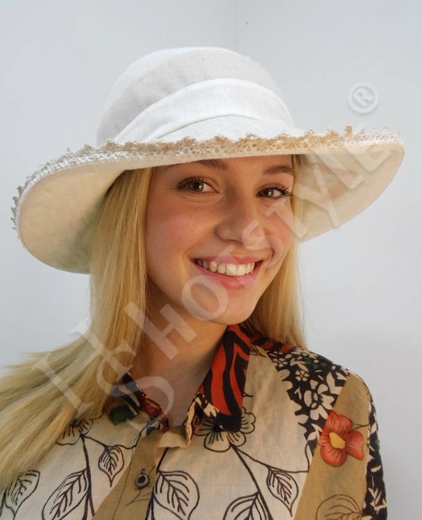  Шляпа лён