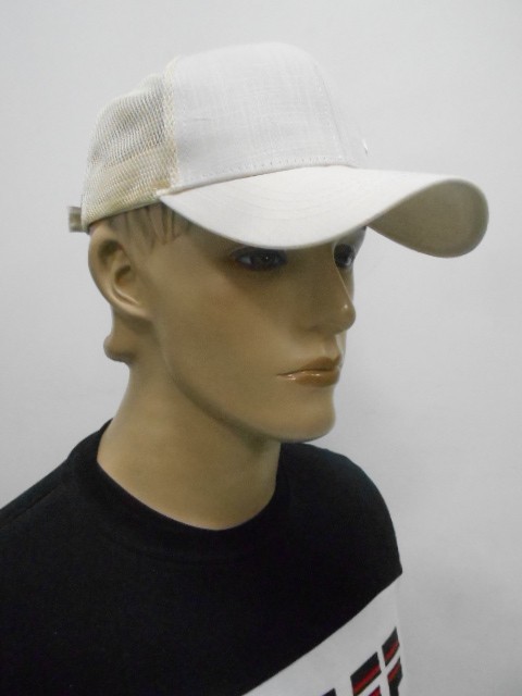  Бейсболка лён+сетка