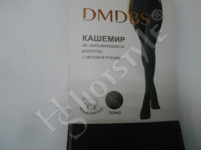  Колготки кашемир в рубчик