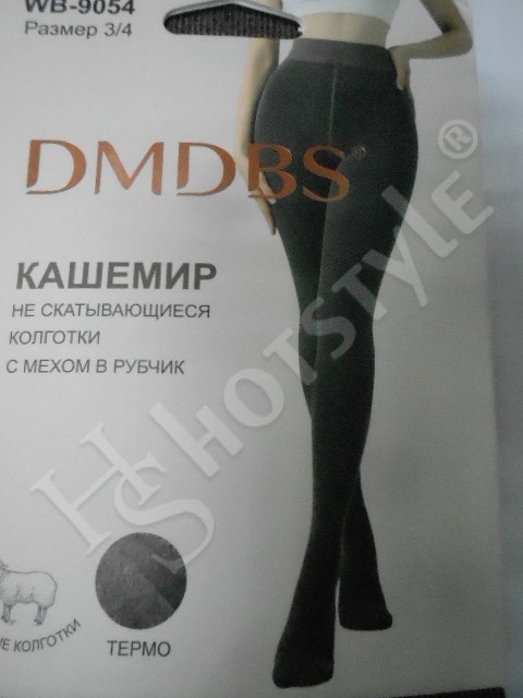  Колготки кашемир в рубчик