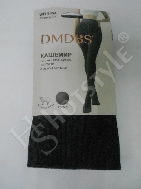  Колготки кашемир в рубчик