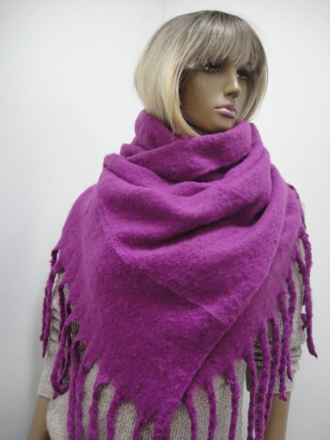  Однотон. шарф кашемир