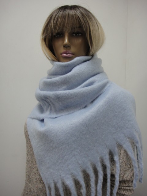  Однотон. шарф кашемир