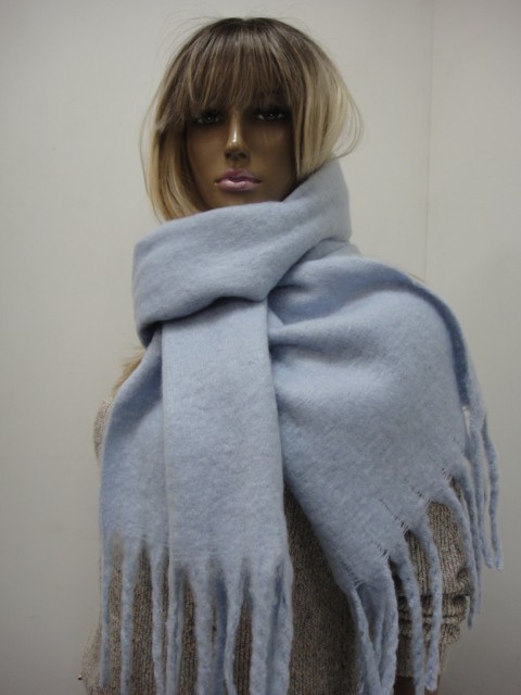  Однотон. шарф кашемир