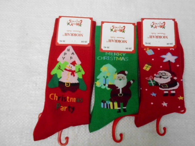  Носки жен. Новогодние