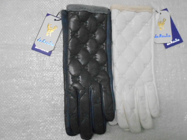   перчатки жен.1/2 натур.кожа 