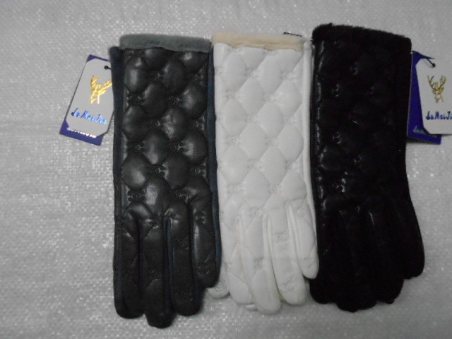   перчатки жен.1/2 натур.кожа 