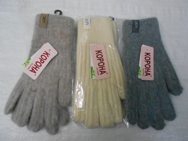   Перчатки жен. ангора+шерсть