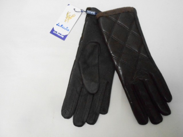   перчатки жен.1/2 натур.кожа 