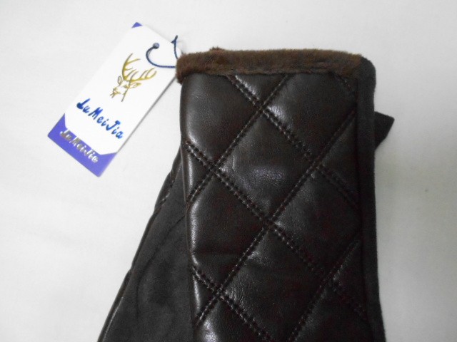   перчатки жен.1/2 натур.кожа 