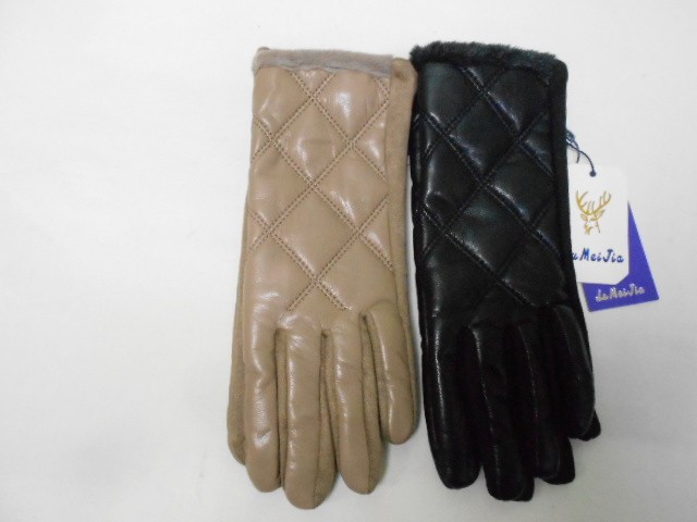   перчатки жен.1/2 натур.кожа 
