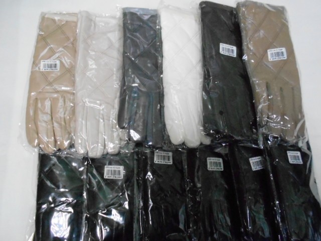   перчатки жен.1/2 натур.кожа 