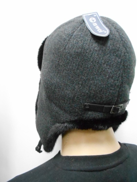  Ушанка муж. коттон+шерсть