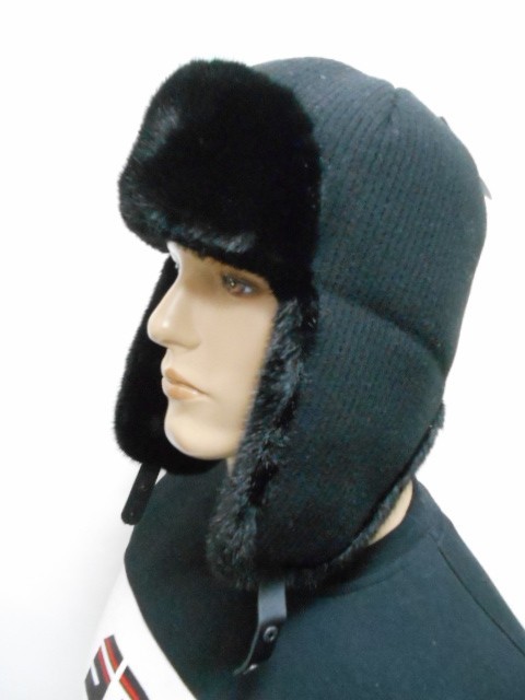 Ушанка муж. коттон+шерсть