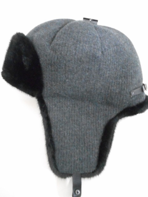  Ушанка муж. коттон+шерсть