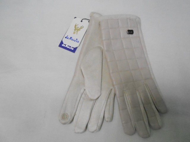   перчатки жен.1/2 натур.кожа