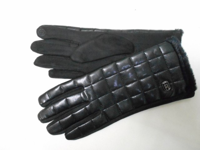   перчатки жен.1/2 натур.кожа