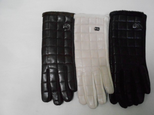   перчатки жен.1/2 натур.кожа