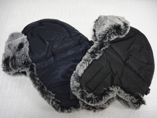  Ушанка плащёвка+мех