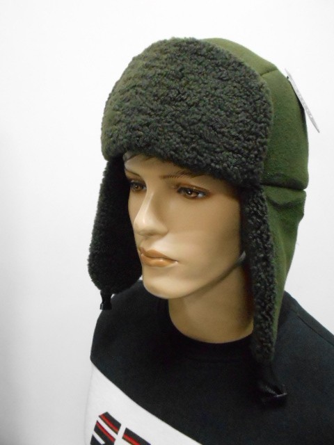  Ушанка коттон+барашек 