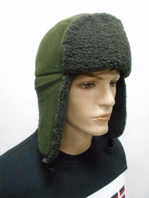  Ушанка коттон+барашек 