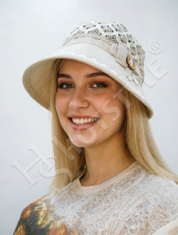  Шляпа лён
