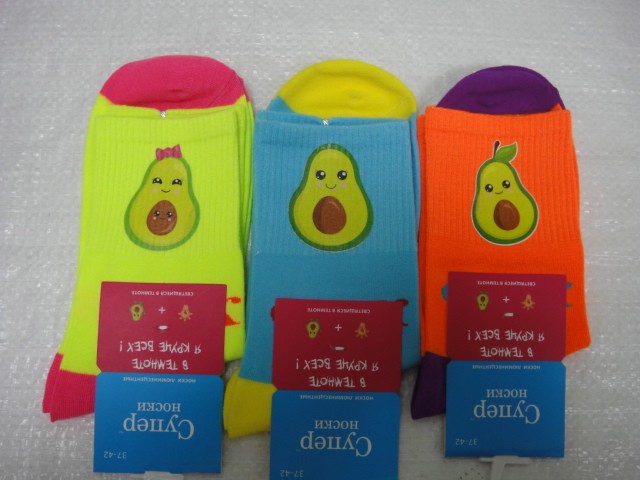  Носки авокадо светящиеся