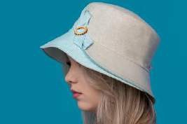  Панама лён 2-х цвет