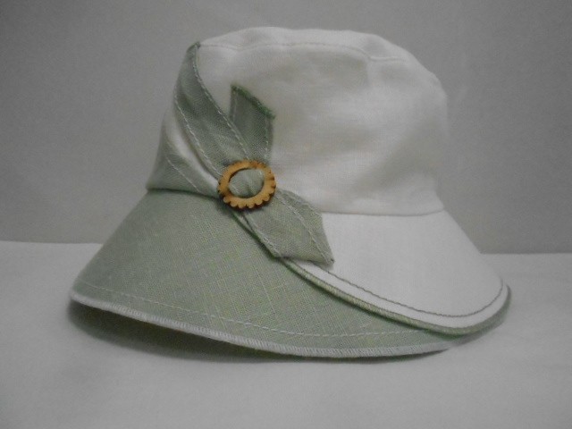  Панама лён 2-х цвет