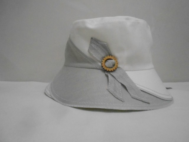  Панама лён 2-х цвет