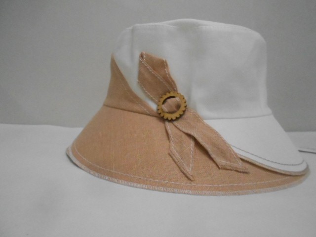  Панама лён 2-х цвет