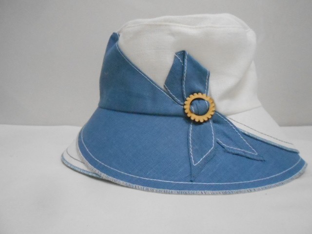  Панама лён 2-х цвет